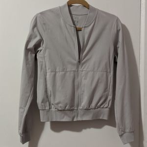 Uniqlo small grey/silver bomber jacket